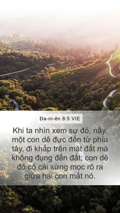 Ða-ni-ên 8:5 VIE Bible Verse Image