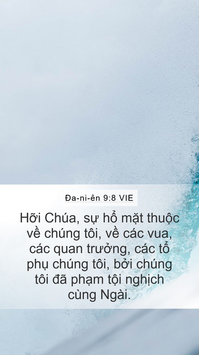 Ða-ni-ên 9:8 VIE Bible Verse Image
