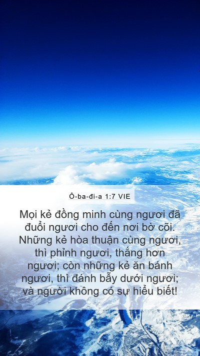 Ô-ba-đi-a 1:7 VIE Bible Verse Image